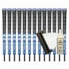 Golf Pride MCC TEAMS (New Decade) Midsize Grip - TEAM BLUE/WHITE (13pcs + Golf Grip Kit)