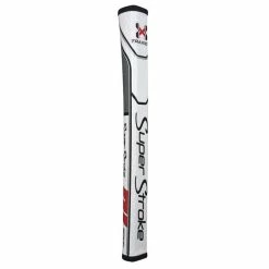 Super Stroke TRAXION Pistol GT 1.0 Putter Grip 23 Super Stroke TRAXION Pistol GT 1.0 Putter Grip -Golf Shafts Sales Store Traxion Pistol GT 1.0 WHT RED GRY Q