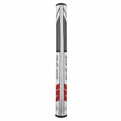 Super Stroke Traxion Tour 1.0 Putter Grip -Golf Shafts Sales Store Traxion Tour 1.0 WHT RED GRY B