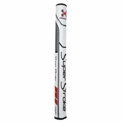 Super Stroke Traxion Tour 1.0 Putter Grip -Golf Shafts Sales Store Traxion Tour 1.0 WHT RED GRY Q
