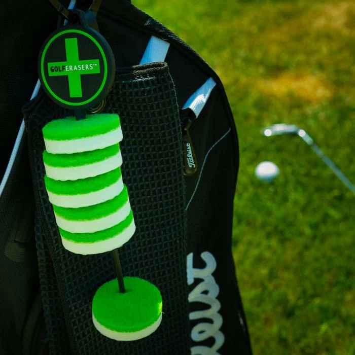 GolfERASERS - Instant Golf Cleaner 6pk W/ Bag Tag Tether 1 GolfERASERS - Instant Golf Cleaner 6pk W/ Bag Tag Tether