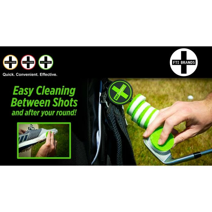 GolfERASERS - Instant Golf Cleaner 6pk W/ Bag Tag Tether 7 GolfERASERS - Instant Golf Cleaner 6pk W/ Bag Tag Tether - Image 7