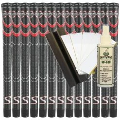 Super Stroke Cross Comfort Midsize (Black/Red) (13pcs + Golf Grip Kit)