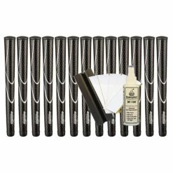 JumboMax Tour Series LARGE (+11/32") (13pcs + Golf Grip Kit) -Golf Shafts Sales Store jumbomax tourseries blkgrey 13pcs kit