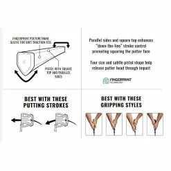 NEW! Lamkin SINK FIT Polyurethane SQUARE TOP Putter Grip (Midsize) 12 NEW! Lamkin SINK FIT Polyurethane SQUARE TOP Putter Grip (Midsize) -Golf Shafts Sales Store sinkfit square top data