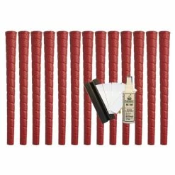 Star Grip Classic Wrap Ladies/Undersize 360 Grip (13pcs + Golf Grip Kit) -Golf Shafts Sales Store star grip kits classicwrap red