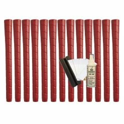 Star Grip Tour Star Oversize+ 360 Grip (13pcs + Golf Grip Kit) -Golf Shafts Sales Store star grip kits tourstar red